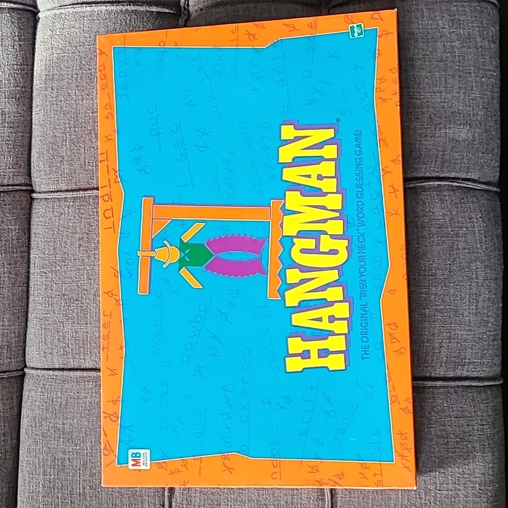 Vintage Hangman Game 1999 Made In USA Some Missing Letters‎